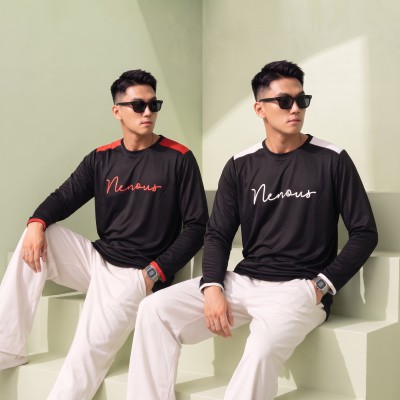 Mesh fabric full sleeve t shirt - Combo